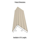 Premium Deck & Dock Edge Trim - 8-ft length-(5 Pieces per box) - Premium Decking Product from Deck-Top - Just $118.49! Shop now at Deck-Top